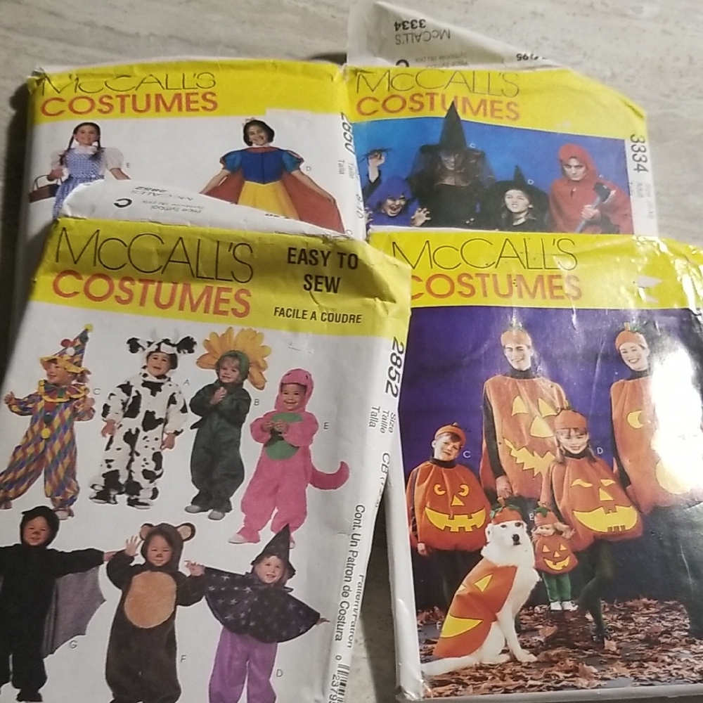 McCall's  Halloween Costume Patterns
